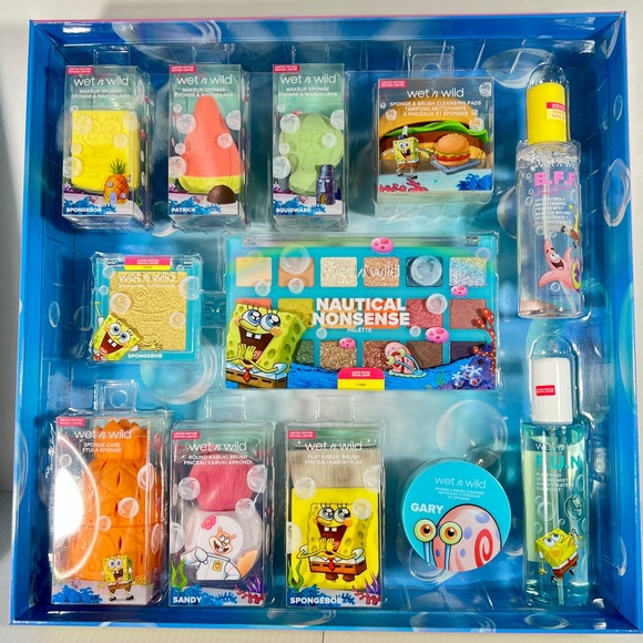 ✨NEW✨ SpongeBob SquarePants Ltd. Edition Full Vault Collection 12 Pc. WET n WILD - Picture 4 of 17